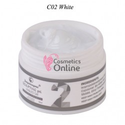 Gel UV / LED FSM Sculpting Gel de constructie, 50ml XL - 02 Alb (White)